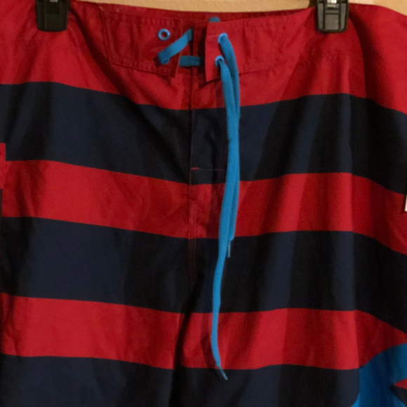 D&G Men's Re/Blue Swim Trunks Shorts  Size 38(new) - Picture 1 of 8